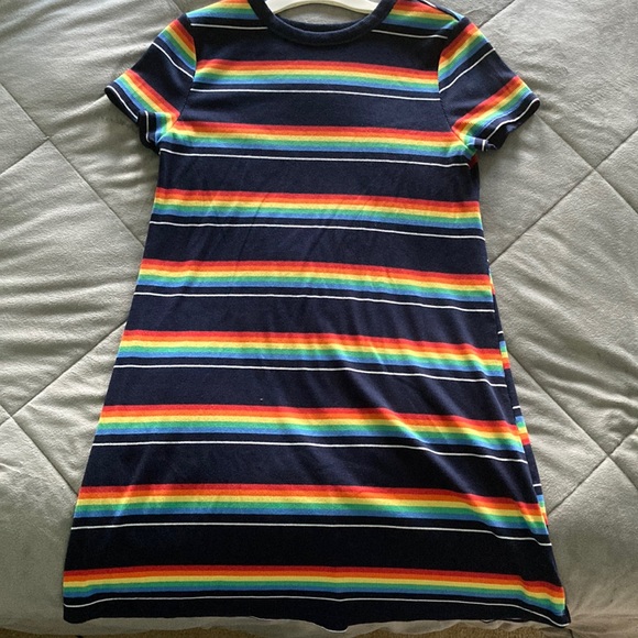 SO Dresses & Skirts - SO Rainbow Skater Girl Dress